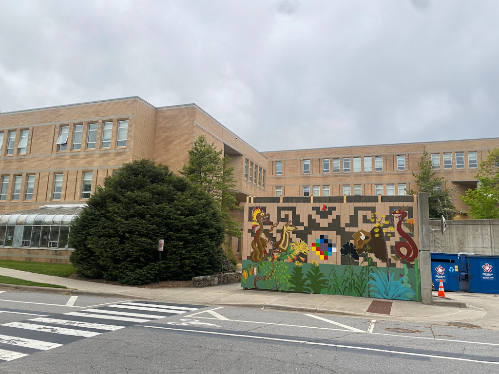 Mural Outside Zeis Hall