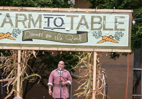 Farm to Table Dinner on campus